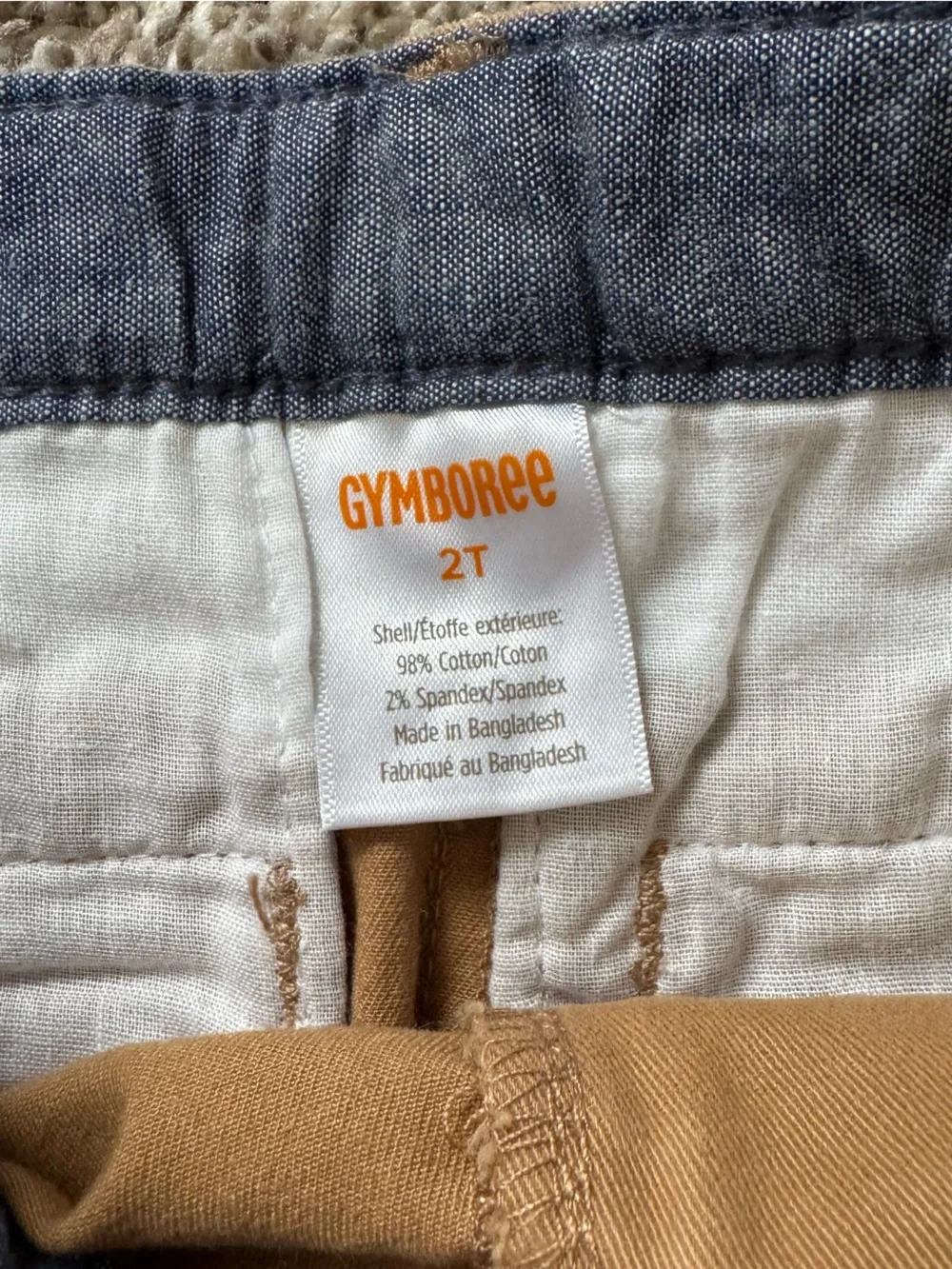 Gymboree cotton slacks, 2T